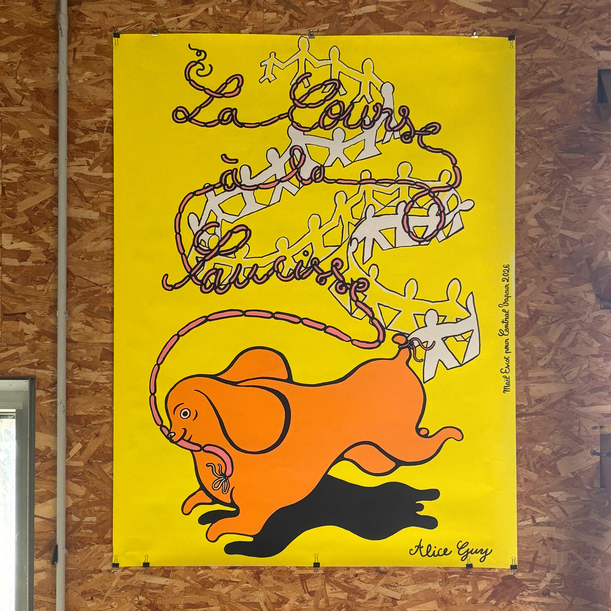 Affiche CV16 - La Course à la saucisse - Maël Escot